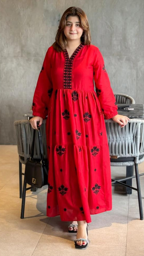 Shanzay Embroidered Maxi 2pc