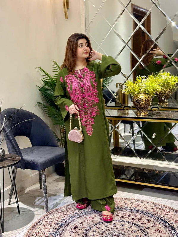 Rohni Embroidered Co Ord Set