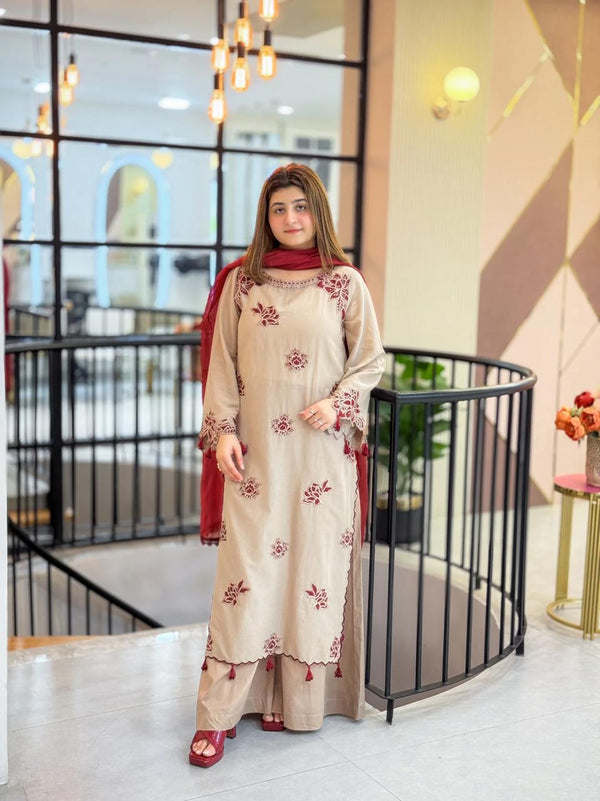Neelam Embroidered 3pc