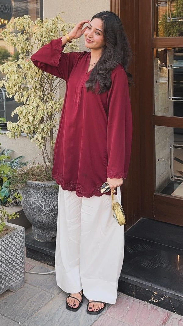 Afsha Emb Farshi Shalwar Set