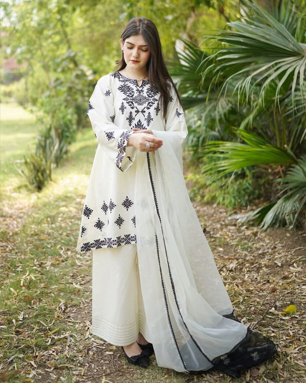Juna Lawn Farshi Set 3Pc