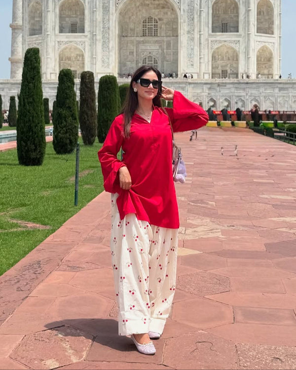 Mahi Emb Farshi Shalwar Set