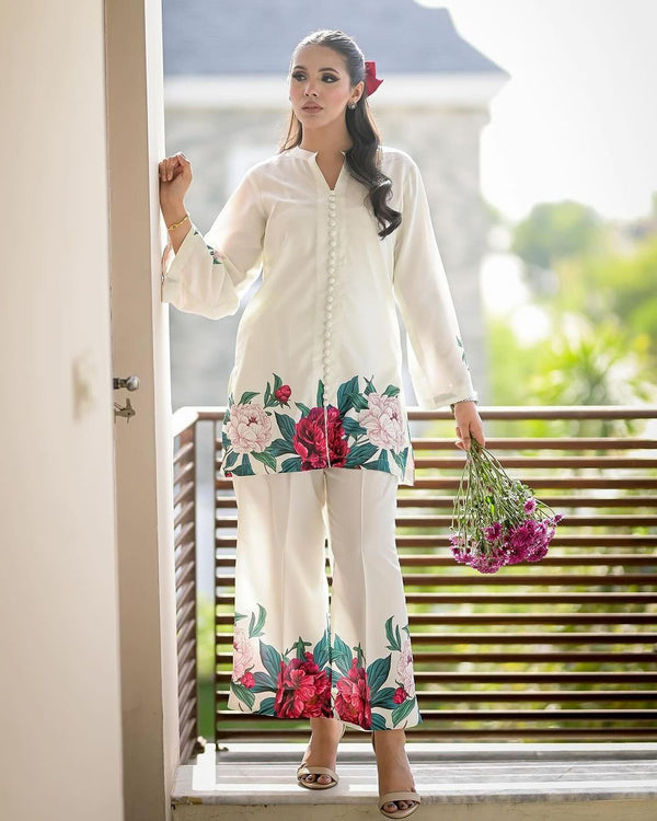Floral Printed Silk (Trending)