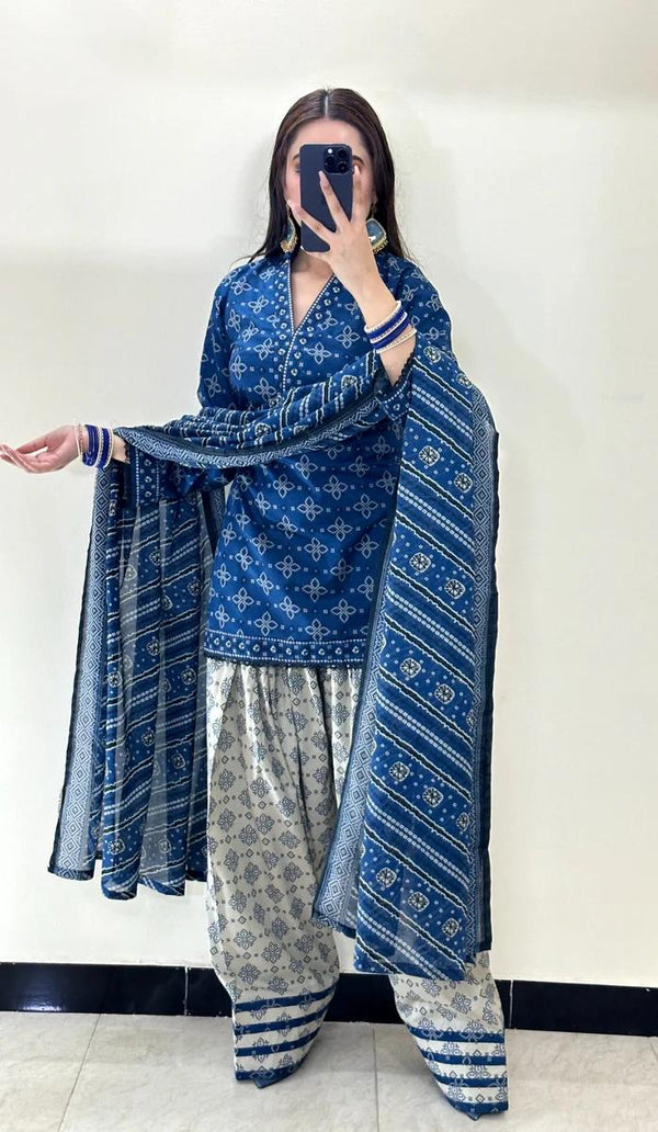 Chunri Farshi Shalwar 3pc